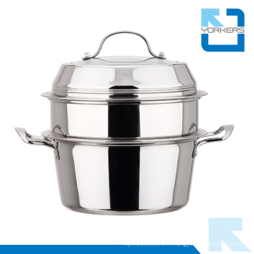 Multi-Purpose Double Layers Stainless Steel Steamer Pot